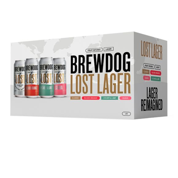 Brewdog Lost Lager Fruit Infused 8 X 440ml